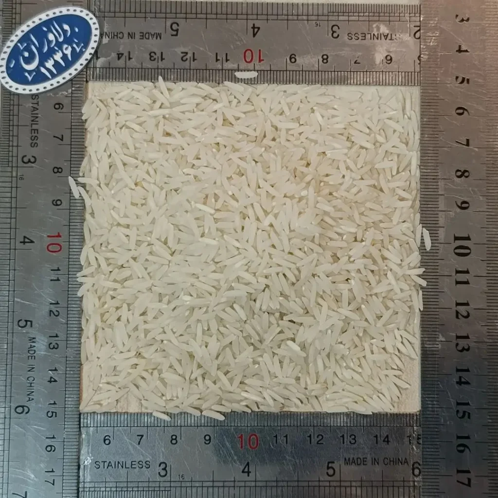 نمونه دانه برنج پاکستانی سوپر کرنال سرآشپز ۱۰ کیلویی-برنج پاکستانی-سوپر کرنل-